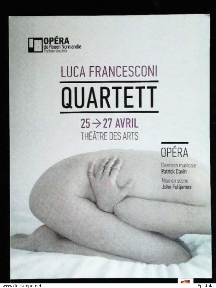 ►   Opéra   De Chambre    Luca Francesconi    Quartett - Opéra