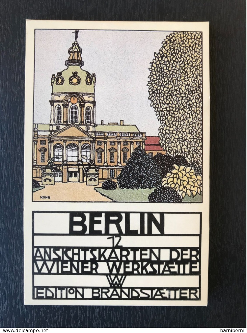 Wiener Werkstaette Serie 12 Cartes Postales Avec Le Pochet. Berlin. Edition Moderne De Brandstatter - Wiener Werkstätten