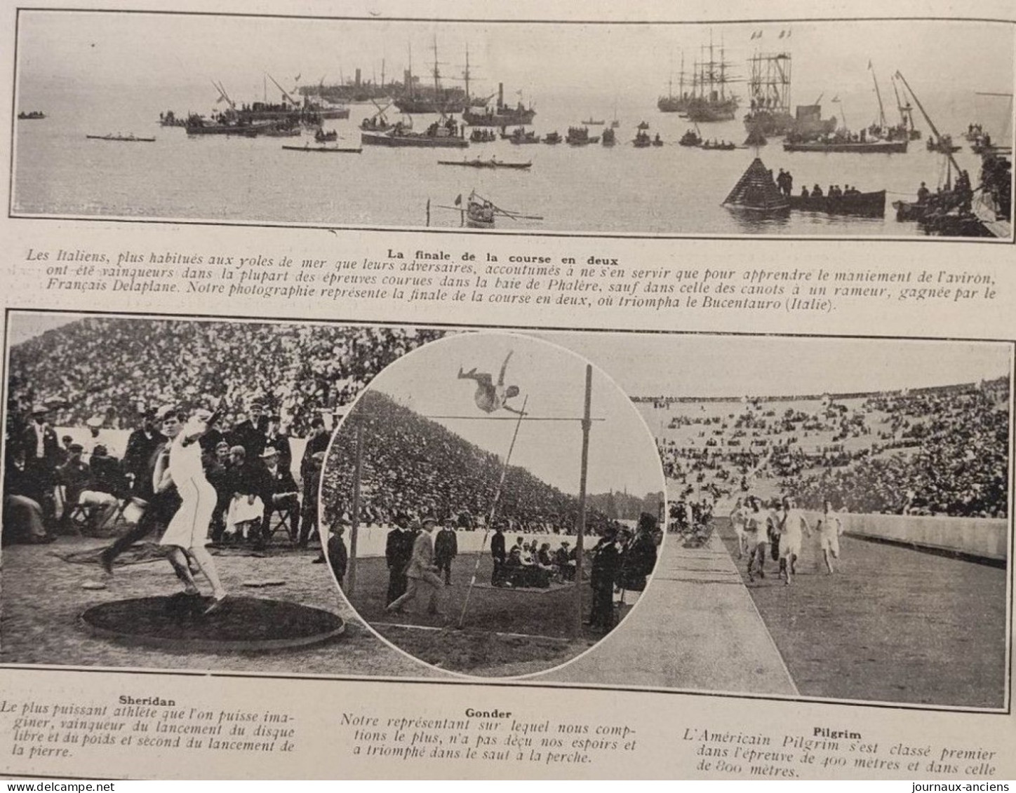 1906 LES JEUX OLYMPIQUES - LUTTE À LA CORDE - MARATHON - SAUT EN HAUTEUR - DISQUE - CORDE LISSE - ESCRIME - 100 M - Livres