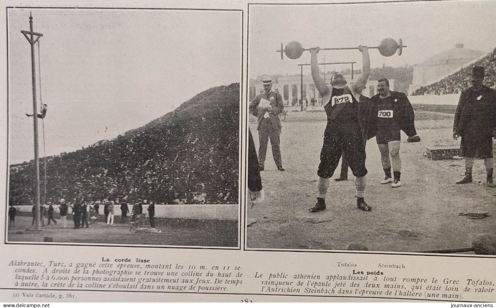 1906 LES JEUX OLYMPIQUES - LUTTE À LA CORDE - MARATHON - SAUT EN HAUTEUR - DISQUE - CORDE LISSE - ESCRIME - 100 M - Libri