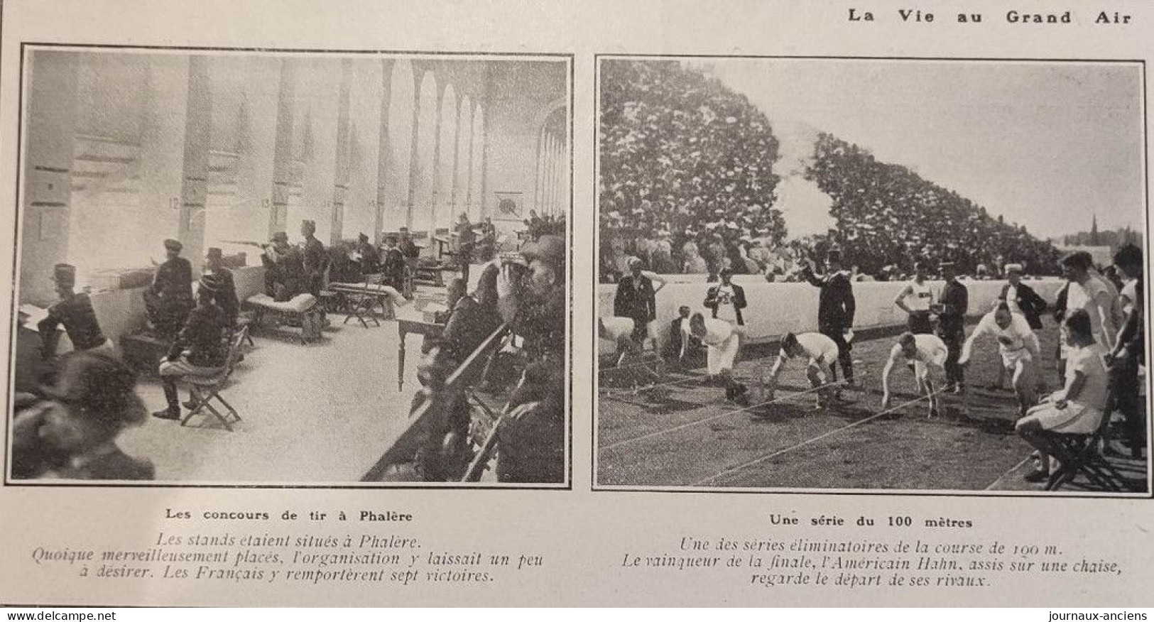 1906 LES JEUX OLYMPIQUES - LUTTE À LA CORDE - MARATHON - SAUT EN HAUTEUR - DISQUE - CORDE LISSE - ESCRIME - 100 M