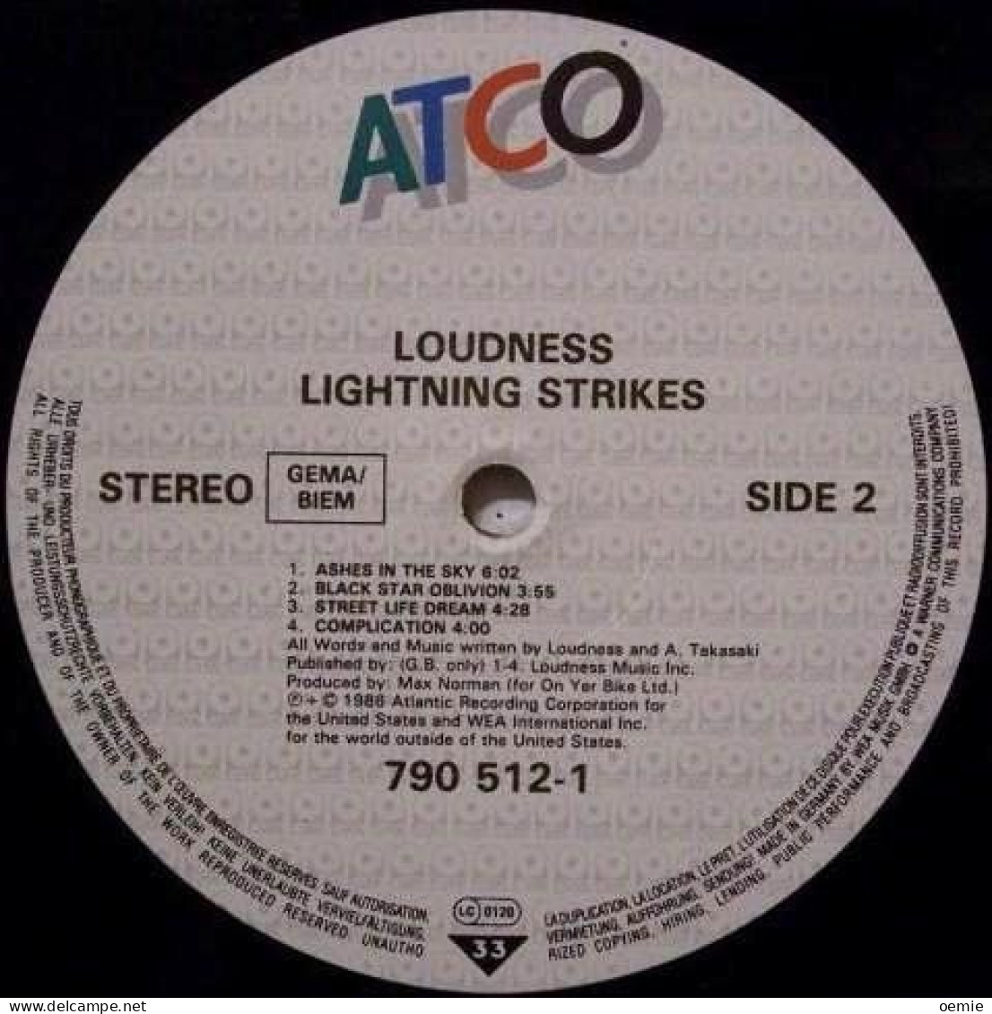 LOUDNESS  /  LIGHTNING STRIKES - Hard Rock & Metal