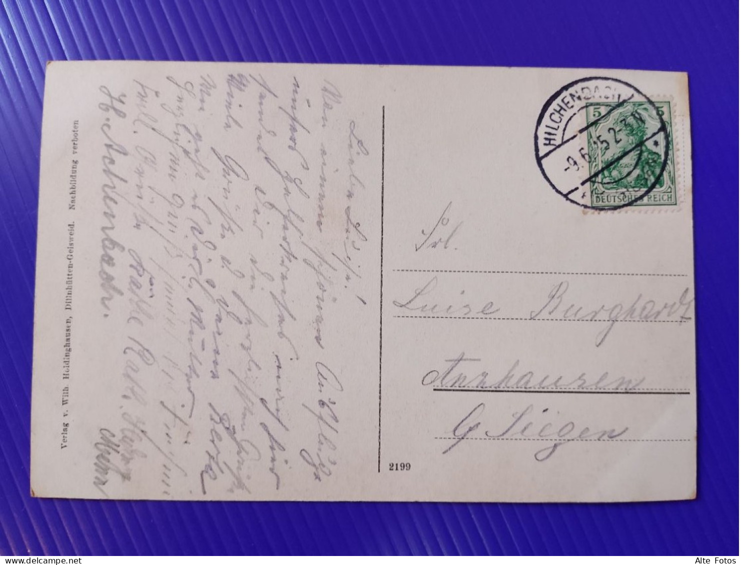 Alte AK Ansichtskarte Postkarte Gruß Aus Dem Siegerland Hilchenbach Siegen Nordrhein Westfalen Deutsches Reich Alt Old - Hilchenbach