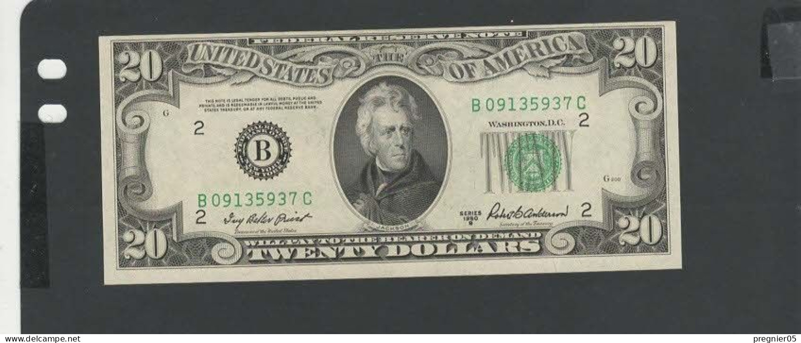 Baisse De Prix USA - Billet 20 Dollar 1950B  SPL/AU P.440b - Billets De La Federal Reserve (1928-...)