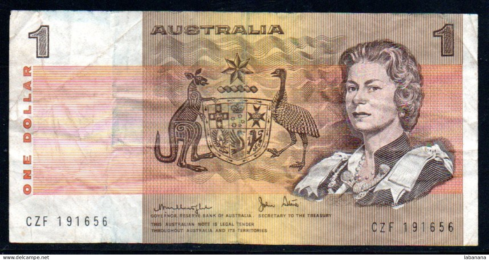 659-Australie 1$ 1974/83 CZF191 - 1974-94 Australia Reserve Bank