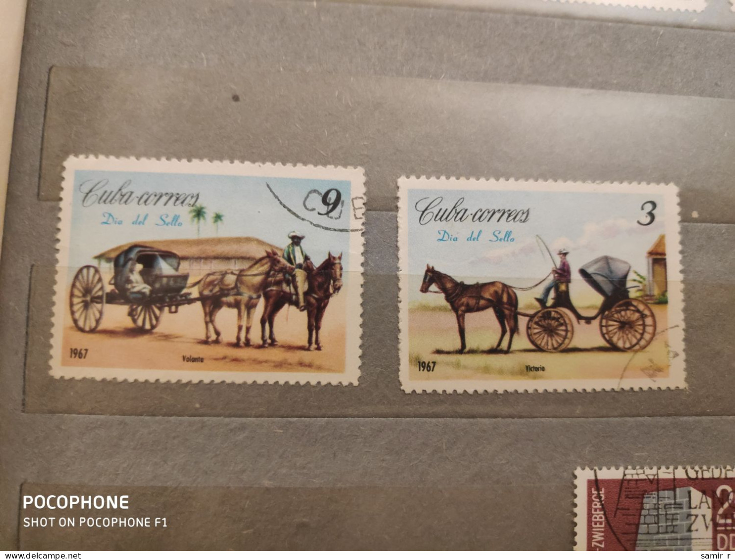 1967	Cuba	Horses (F62) - Gebruikt