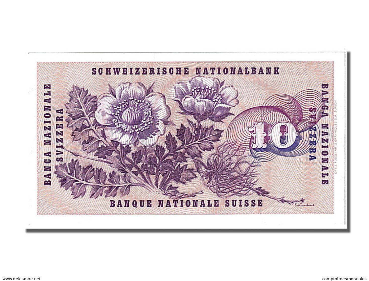 Billet, Suisse, 10 Franken, 1977, 1977-01-06, NEUF - Schweiz