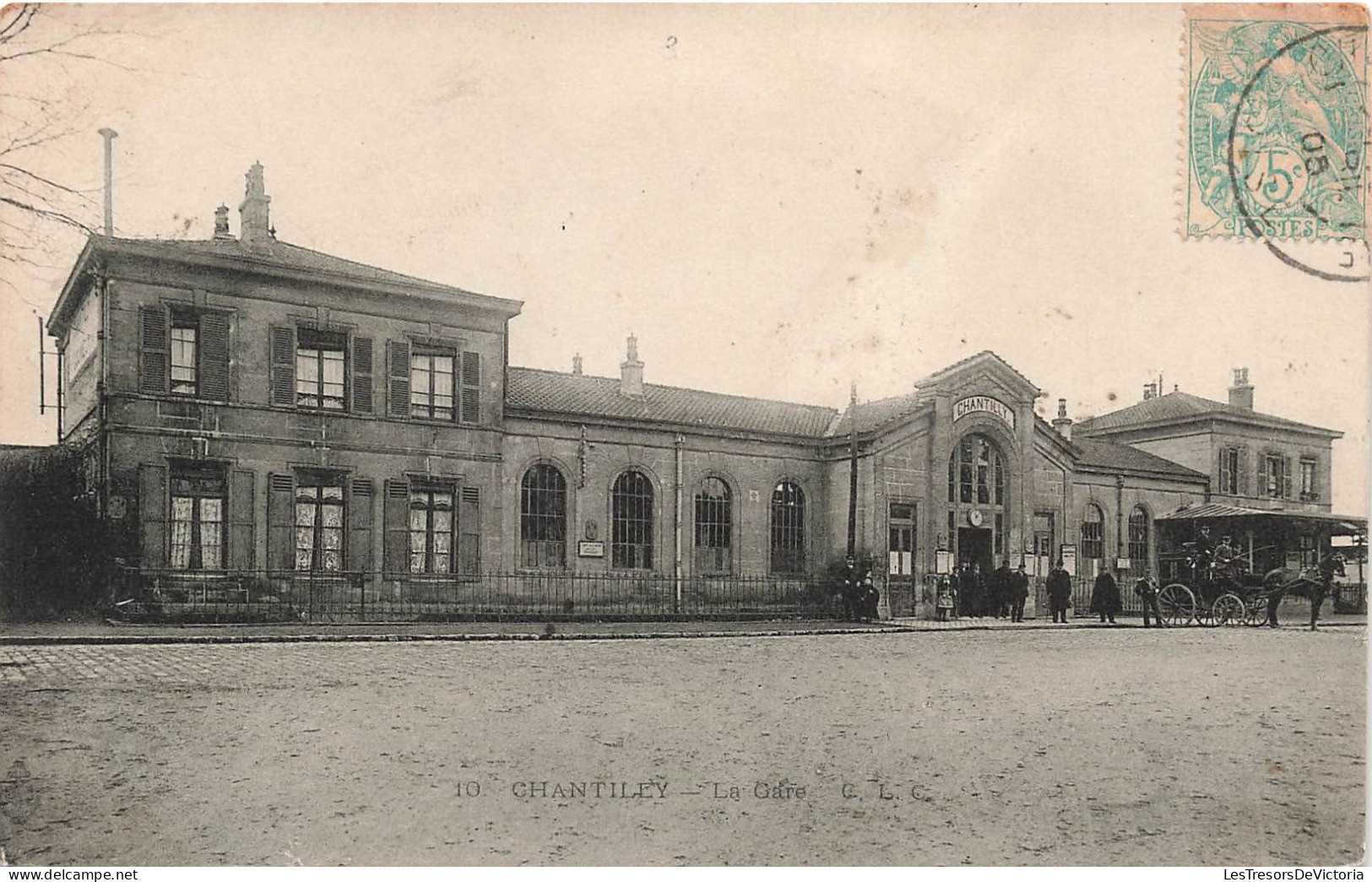 FRANCE - Chantilly - La Gare De Chantilly - C.L.C - Carte Postale Ancienne - Chantilly