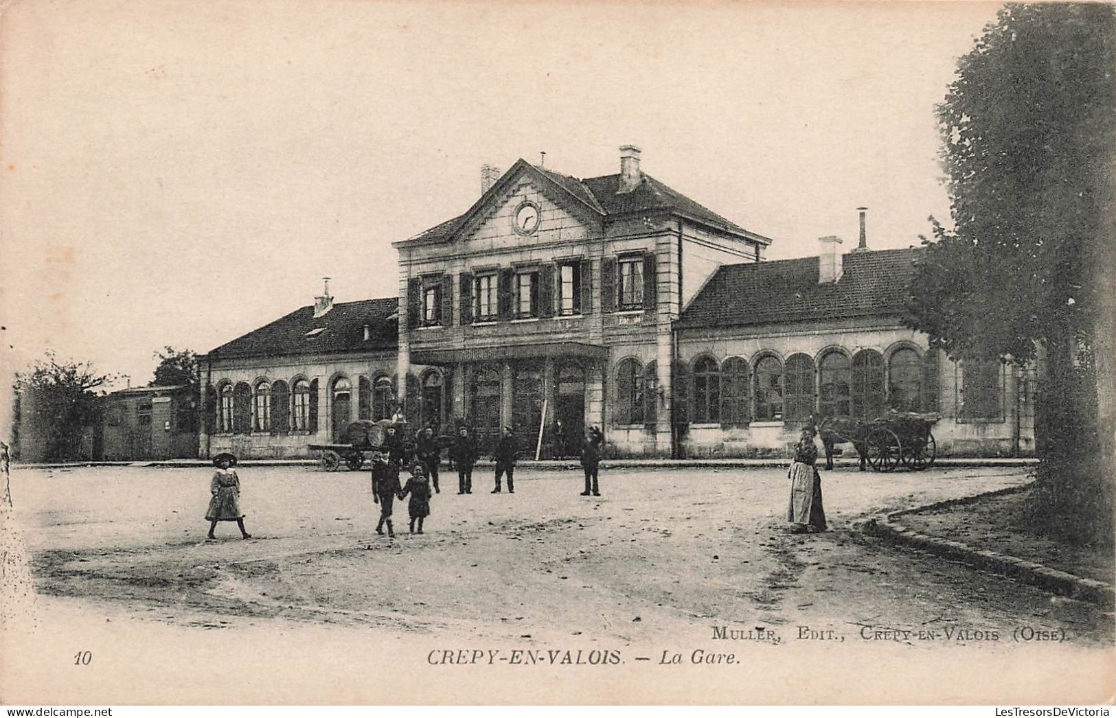FRANCE - Crepy En Valois - La Gare De Crepy En Valois - Carte Postale Ancienne - Crepy En Valois