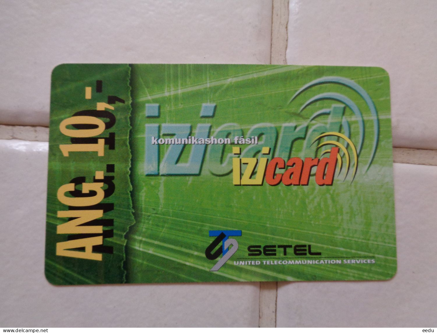 Curacao Phonecard - Antillen (Nederlands)