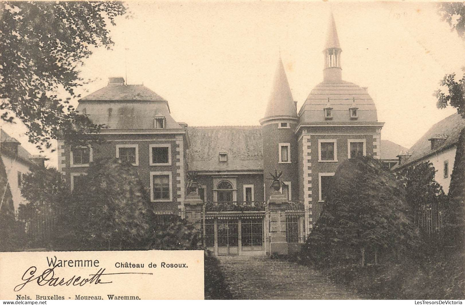 BELGIQUE - Waremme - Château De Rosoux - Carte Postale Ancienne - Waremme