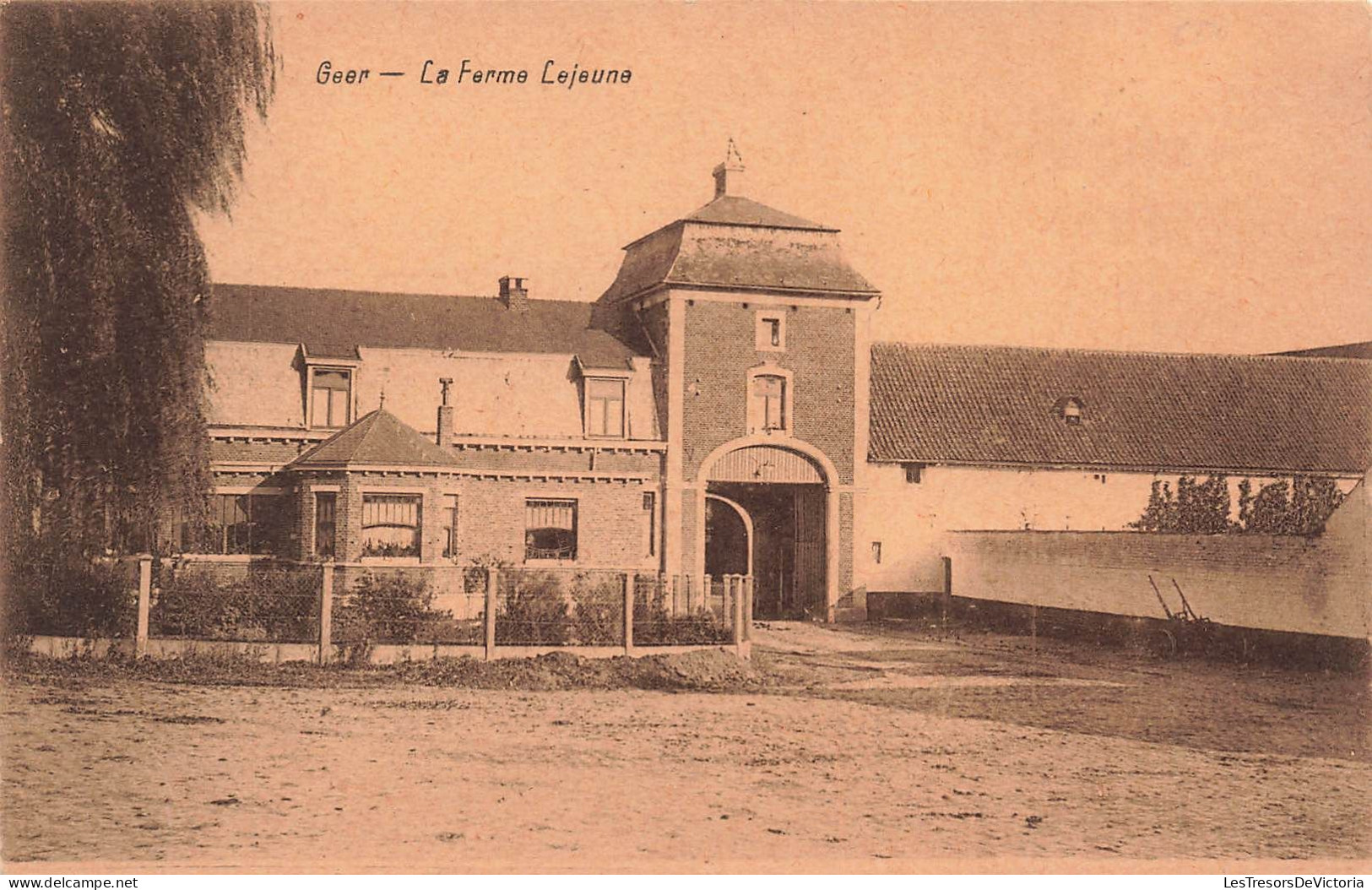 BELGIQUE - Geer - La Ferme LLejeune - Carte Postale Ancienne - Geer