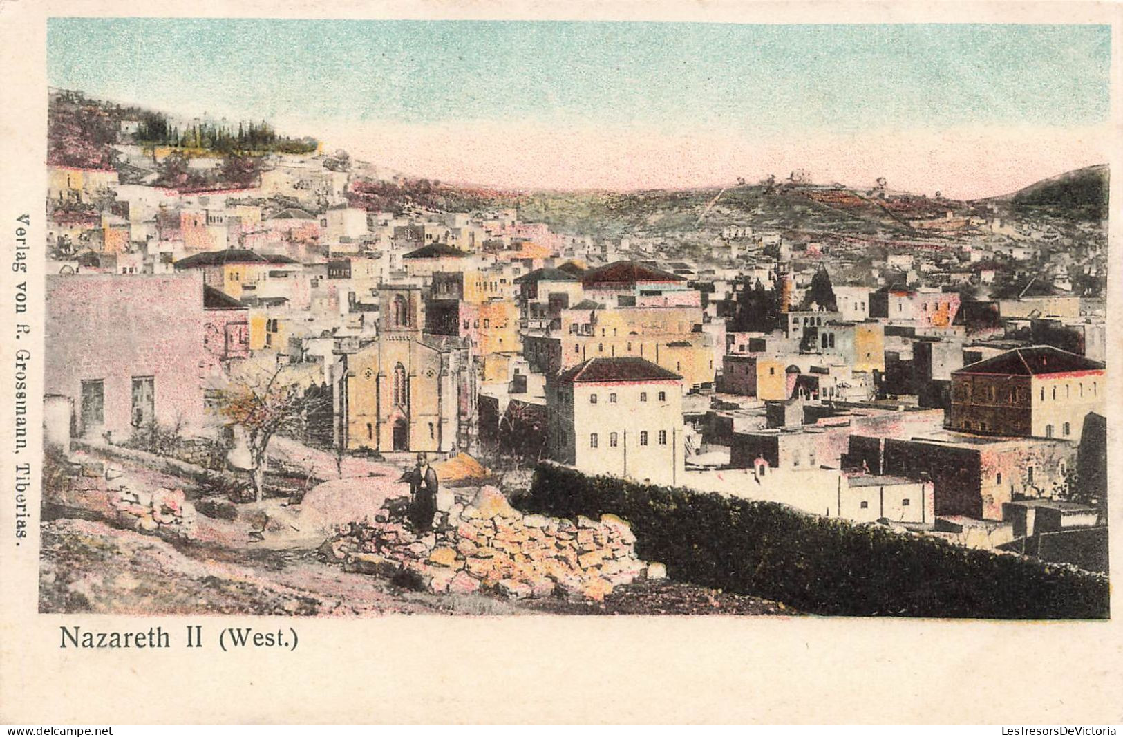ISRAEL - La Ville De Nazareth - Colorisé - Carte Postale Ancienne - Israel