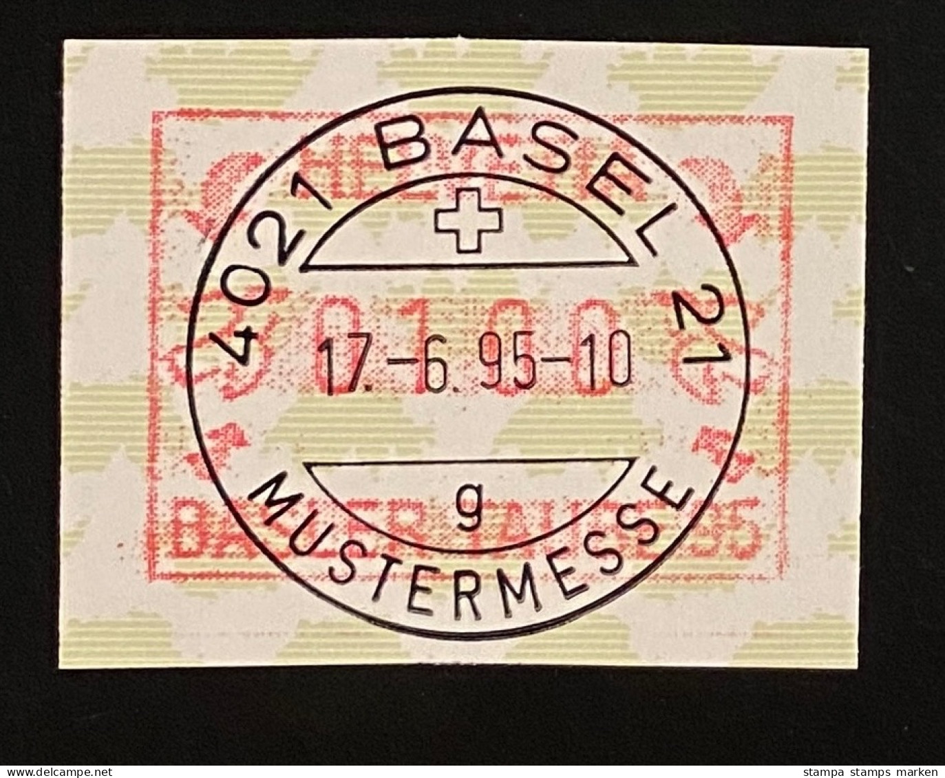 Schweiz 1995 Automatenmarken Basler Taube  Mi. 6 Gestempelt/o - Automatic Stamps