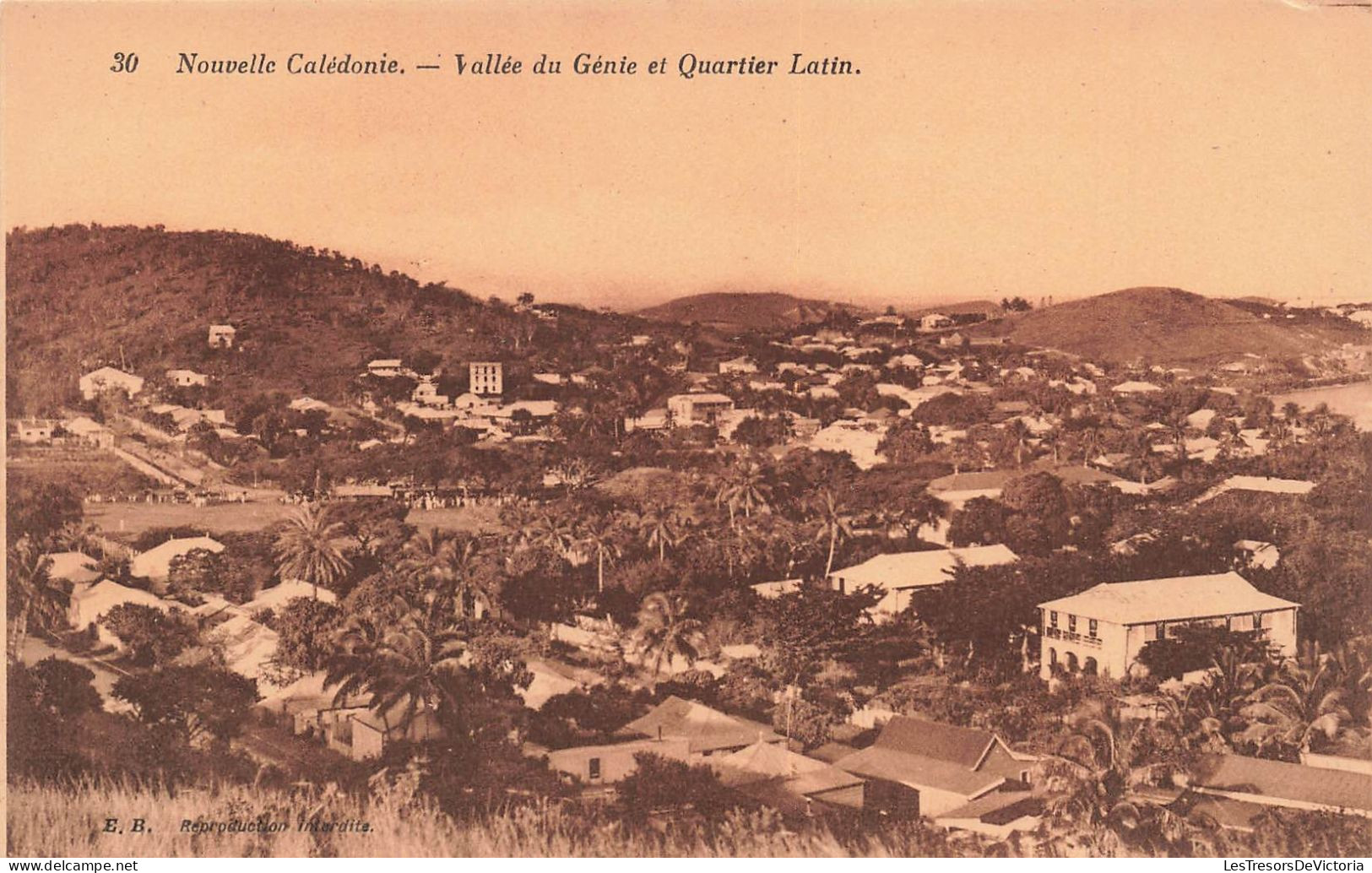 FRANCE - Nouvelle Calédonie - Vallée Du Génie Et Quartier Latin - Carte Postale Ancienne - Nouvelle Calédonie