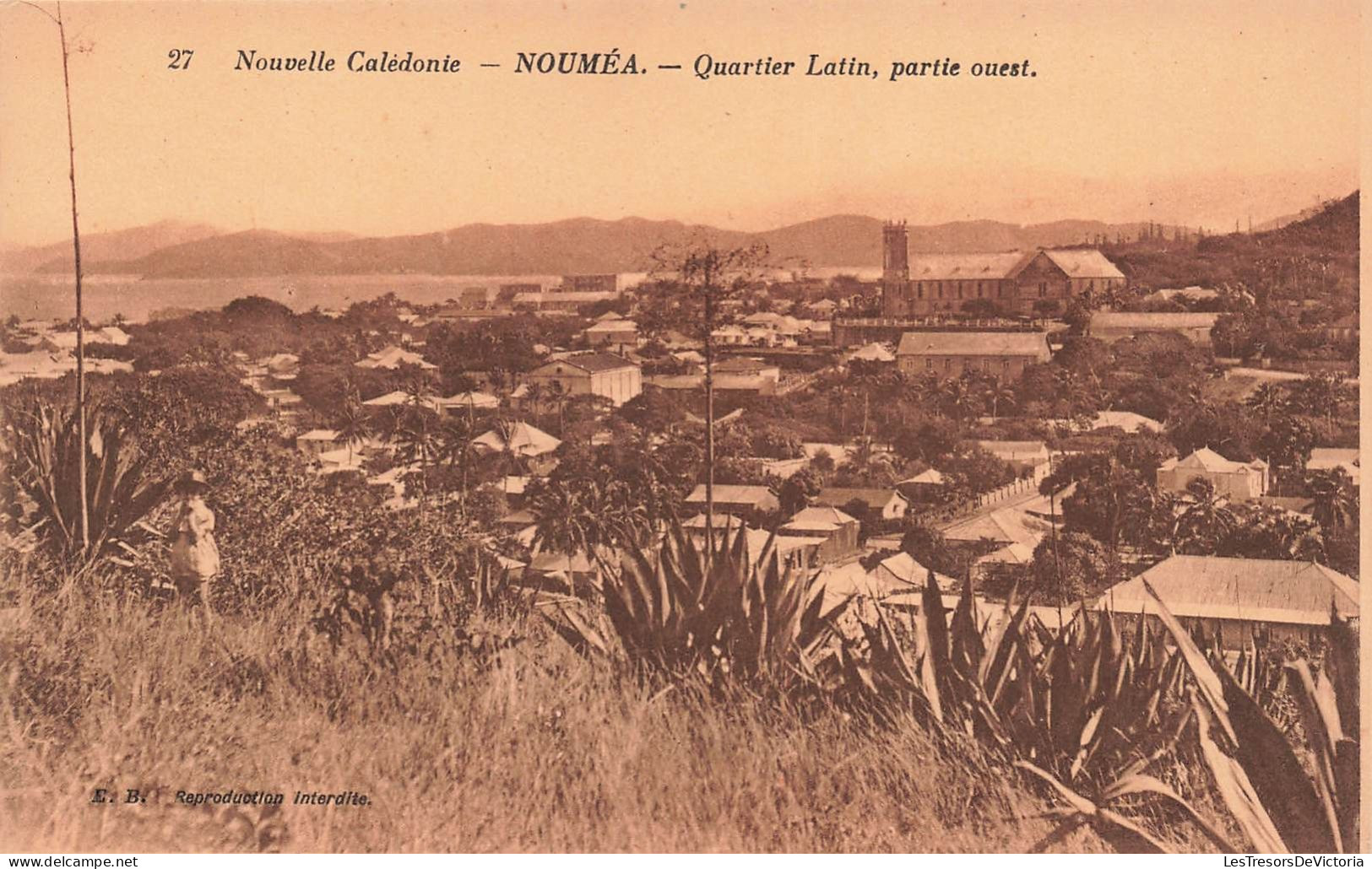 FRANCE - Nouvelle Calédonie - Nouméa - Quartier Latin - Partie Ouest - Carte Postale Ancienne - Nouvelle Calédonie