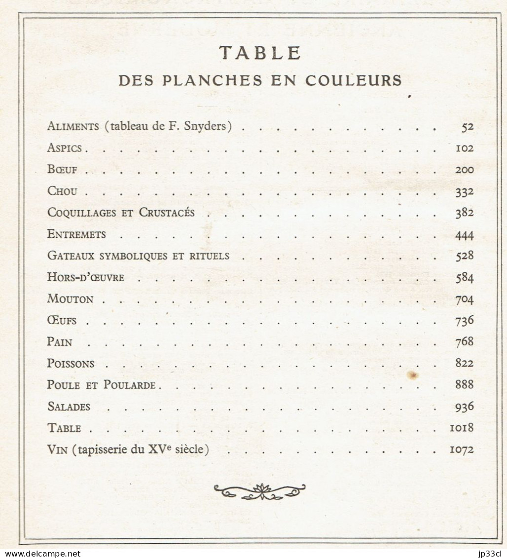 Ancien Larousse Gastronomique (Édition 1938) Par Prosper Montagné Et Le Dr. Gottschalk (1088 Pages) - Dictionnaires