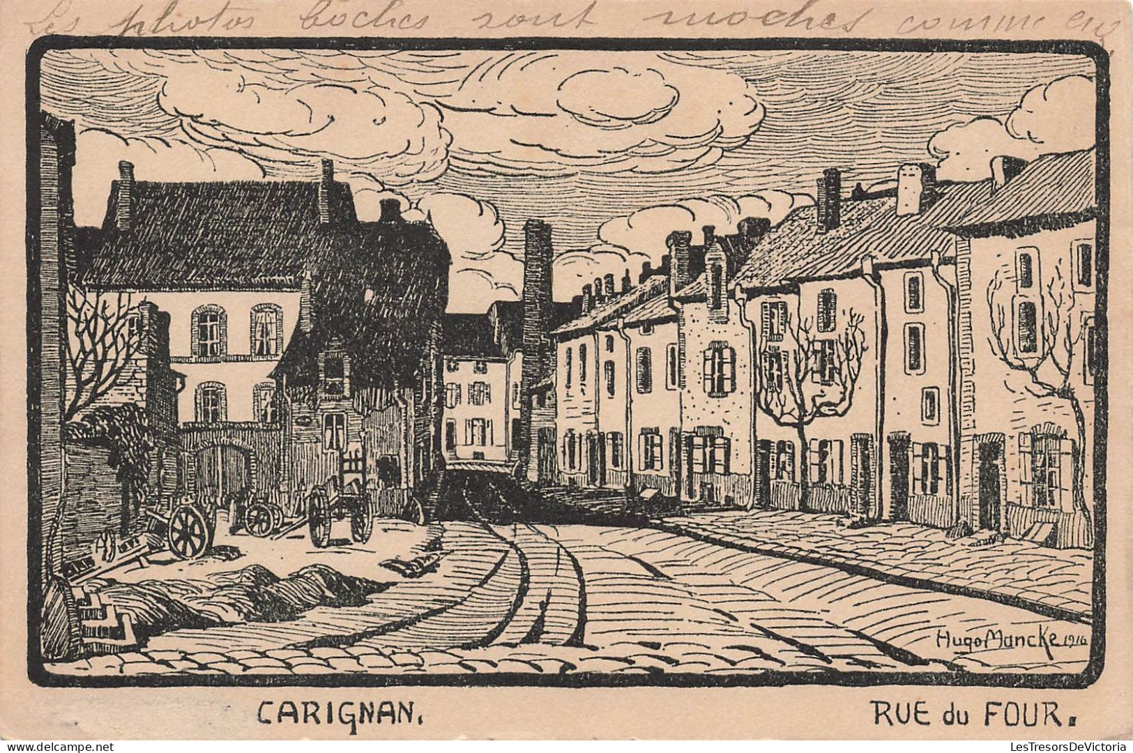 FRANCE - Carignan - Rue Du Four - Carte Postale Ancienne - Other & Unclassified