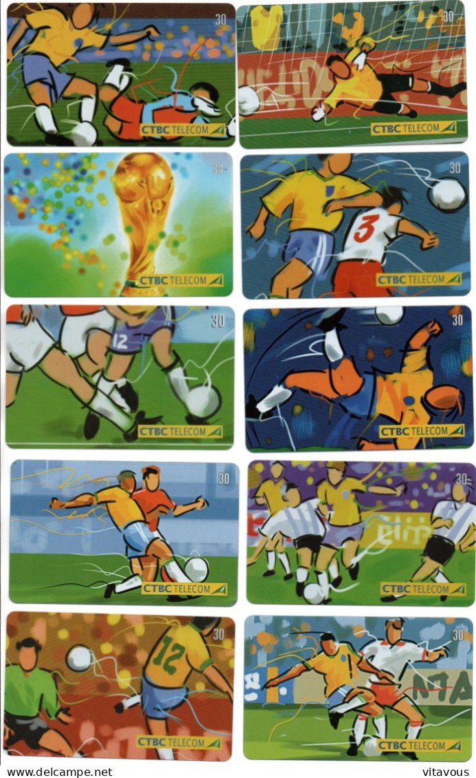 Série Complète Football Soccer Sport 16 Télécartes Brésil Phonecard (salon 452) - Brasilien