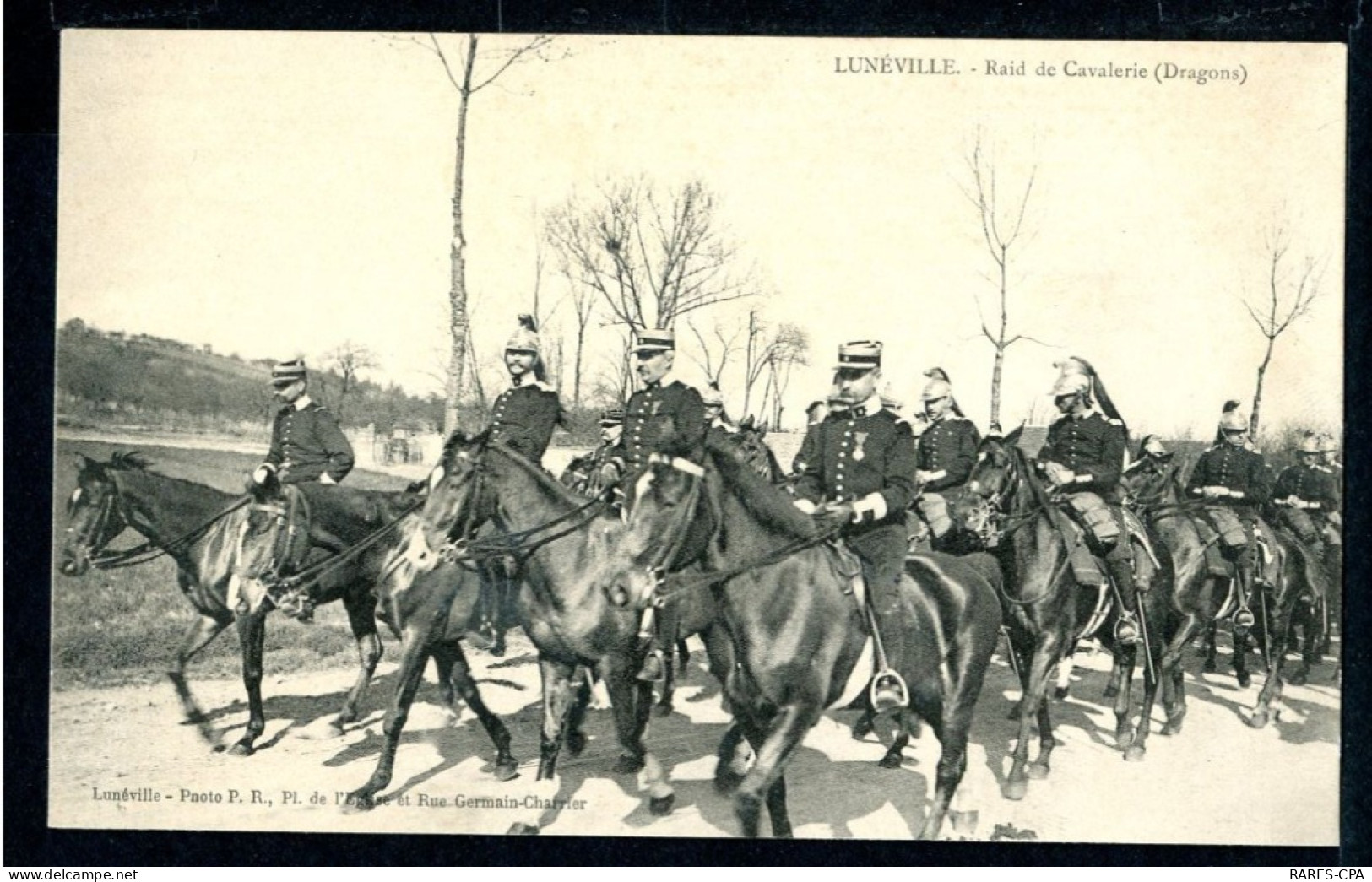 54 LUNEVILLE - Raid De Cavalerie ( Dragons ) TTB - Luneville