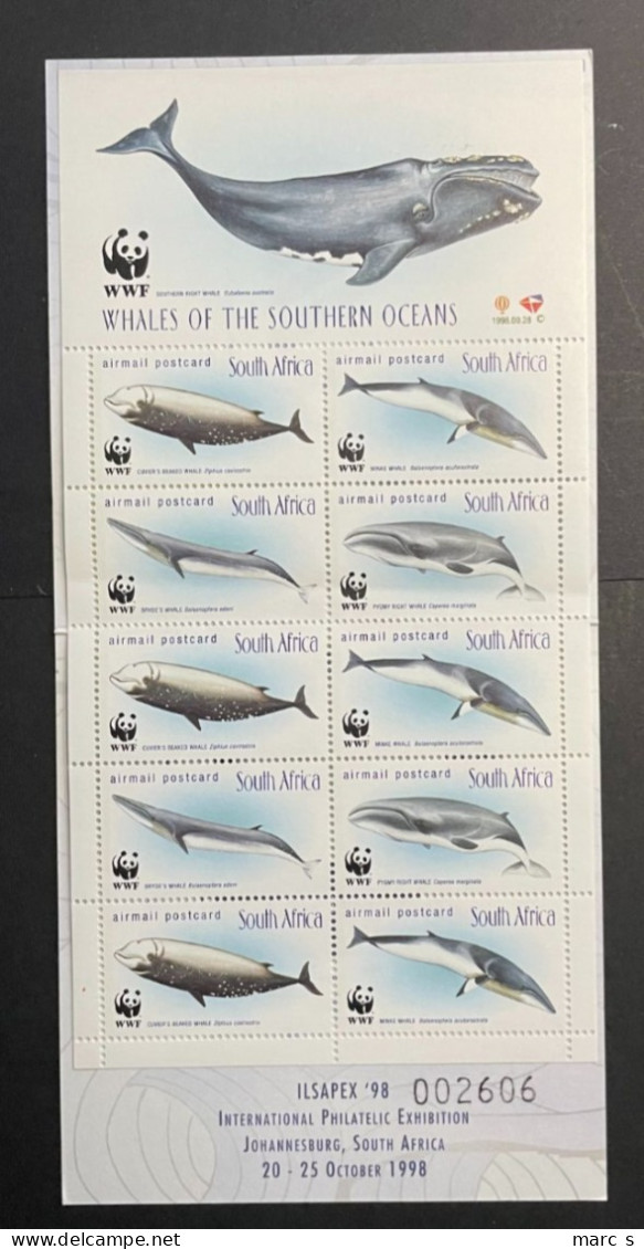 SOUTH AFRICA 1998 - NEUF**/MNH - LUXE - Booklet Carnet Markenheftchen 1 X Mi 1177 / 1180 - ILSAPEX - Markenheftchen