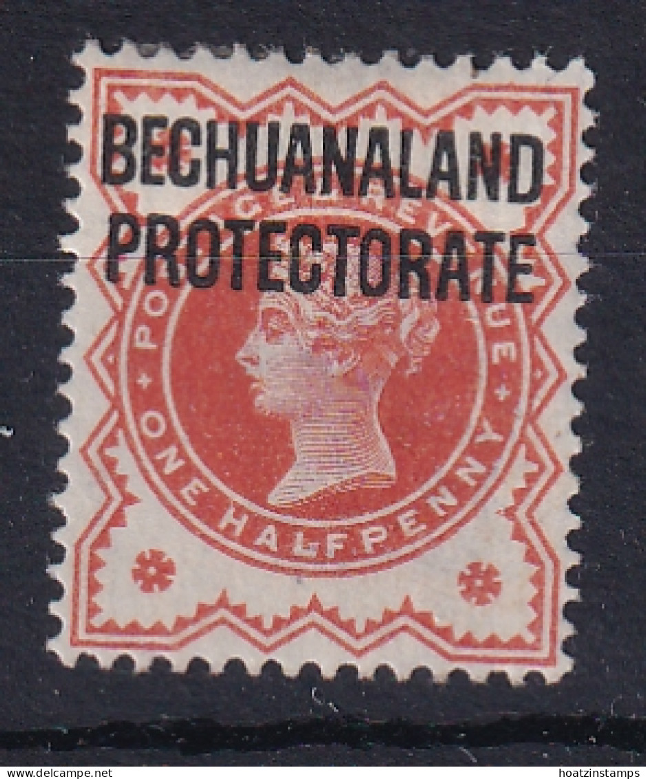 Bechuanaland: 1897/1902   QV 'Bechuanaland Protectorate' OVPT   SG59   ½d  Vermilion    MH - 1885-1964 Bechuanaland Protectorate