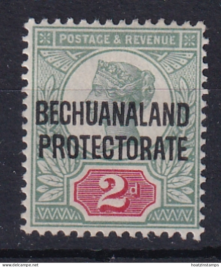 Bechuanaland: 1897/1902   QV 'Bechuanaland Protectorate' OVPT   SG62   2d      MH - 1885-1964 Herrschaft Von Bechuanaland