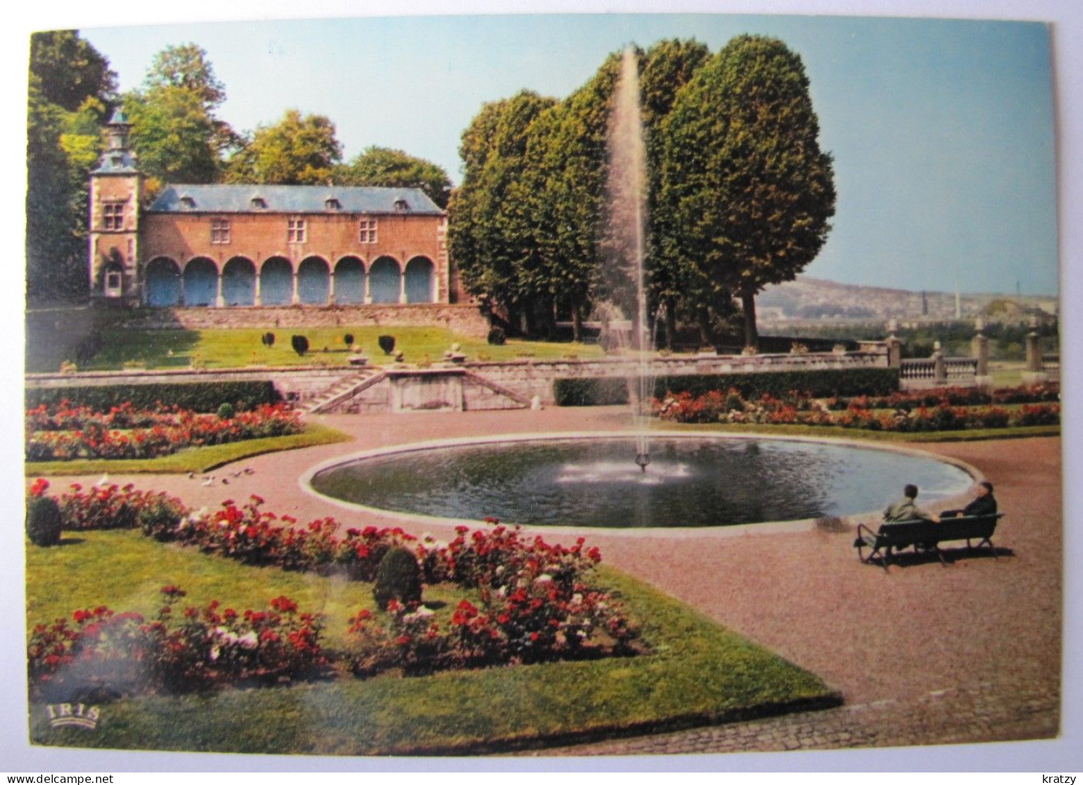 BELGIQUE - NAMUR - FLOREFFE - L'Abbaye - Cour Verte Et Portique - Floreffe