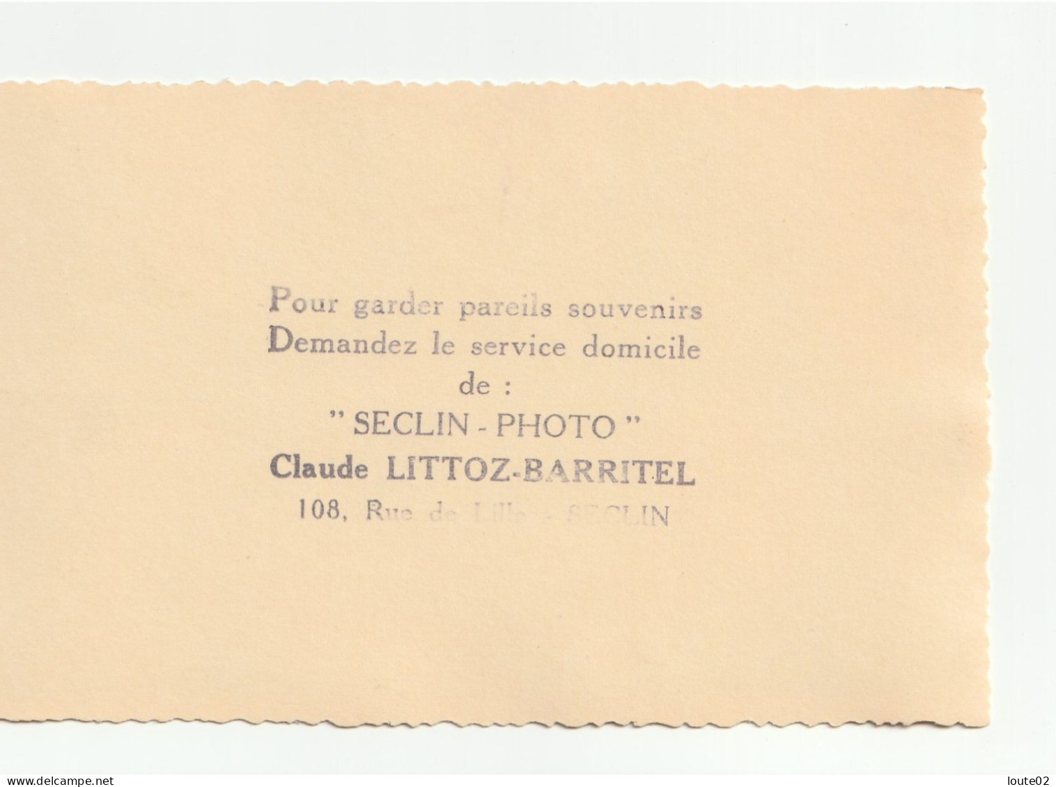 SECLIN  PHOTO CLAUDE  LITTOZ  BARRITEL - Seclin