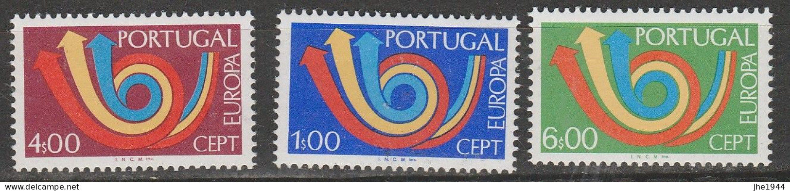 Portugal Europa 1973 N° 1179/ 1181 ** - 1973