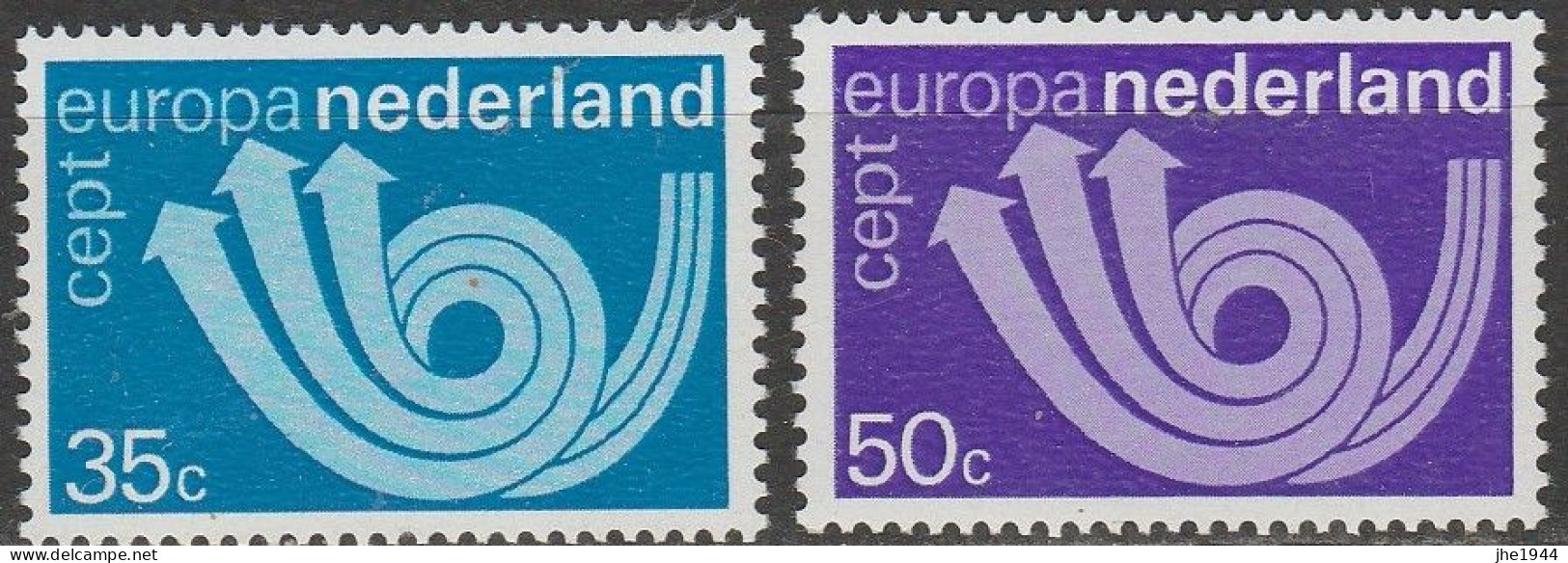 Pays-Bas Europa 1973 N° 982/ 983 ** - 1973