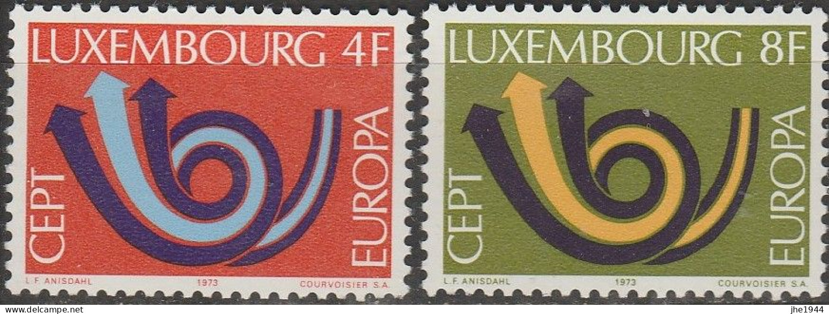 Luxembourg Europa 1973 N° 474/ 476 ** - 1973