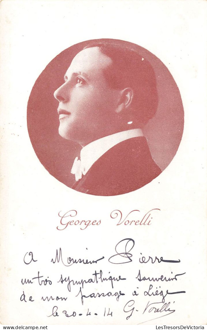 CELEBRITES - Chanteurs Et Musiciens - Georges Vorelli - Carte Postale Ancienne - Singers & Musicians