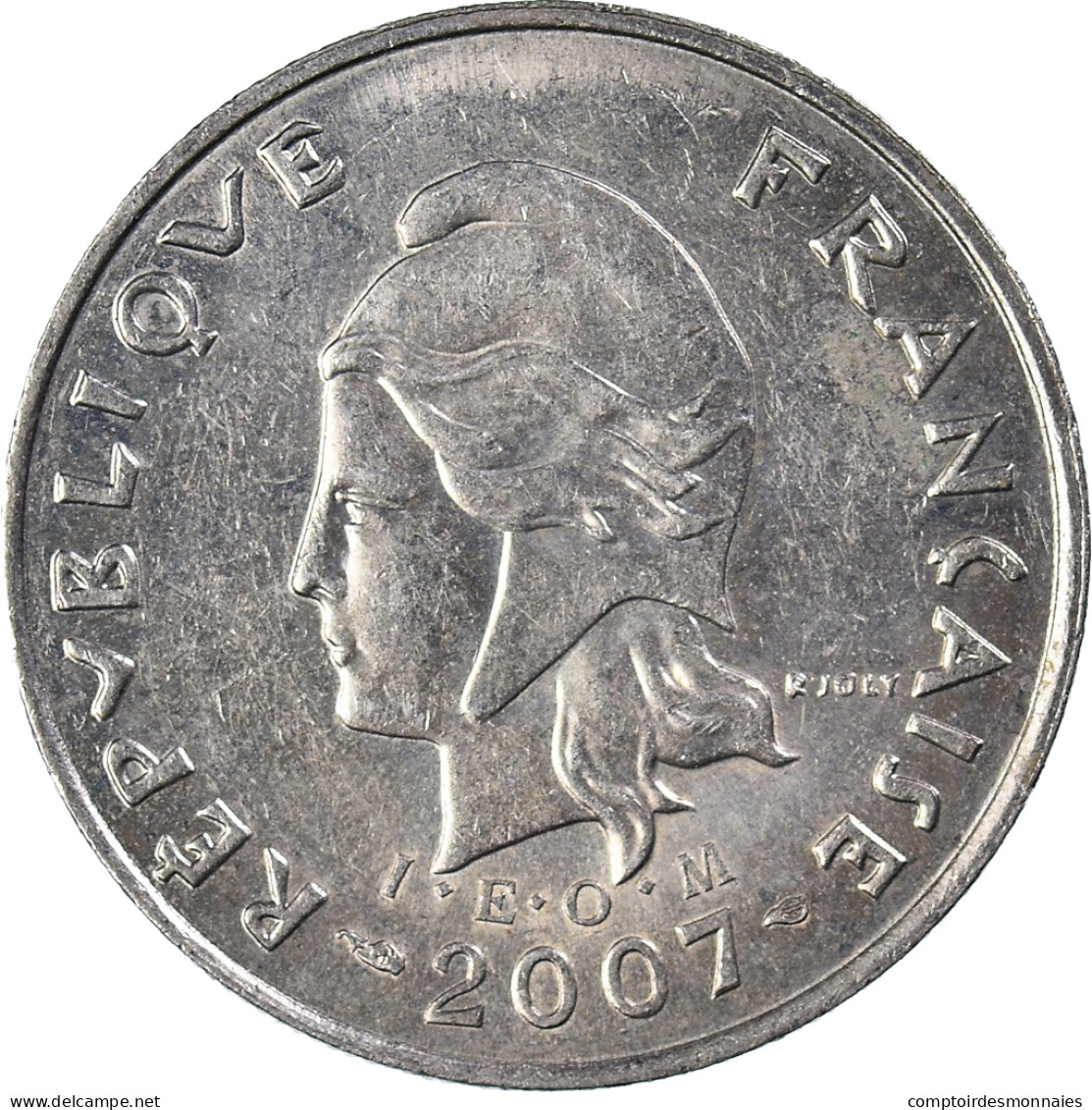 Monnaie, Nouvelle-Calédonie, 10 Francs, 2007 - Nuova Caledonia