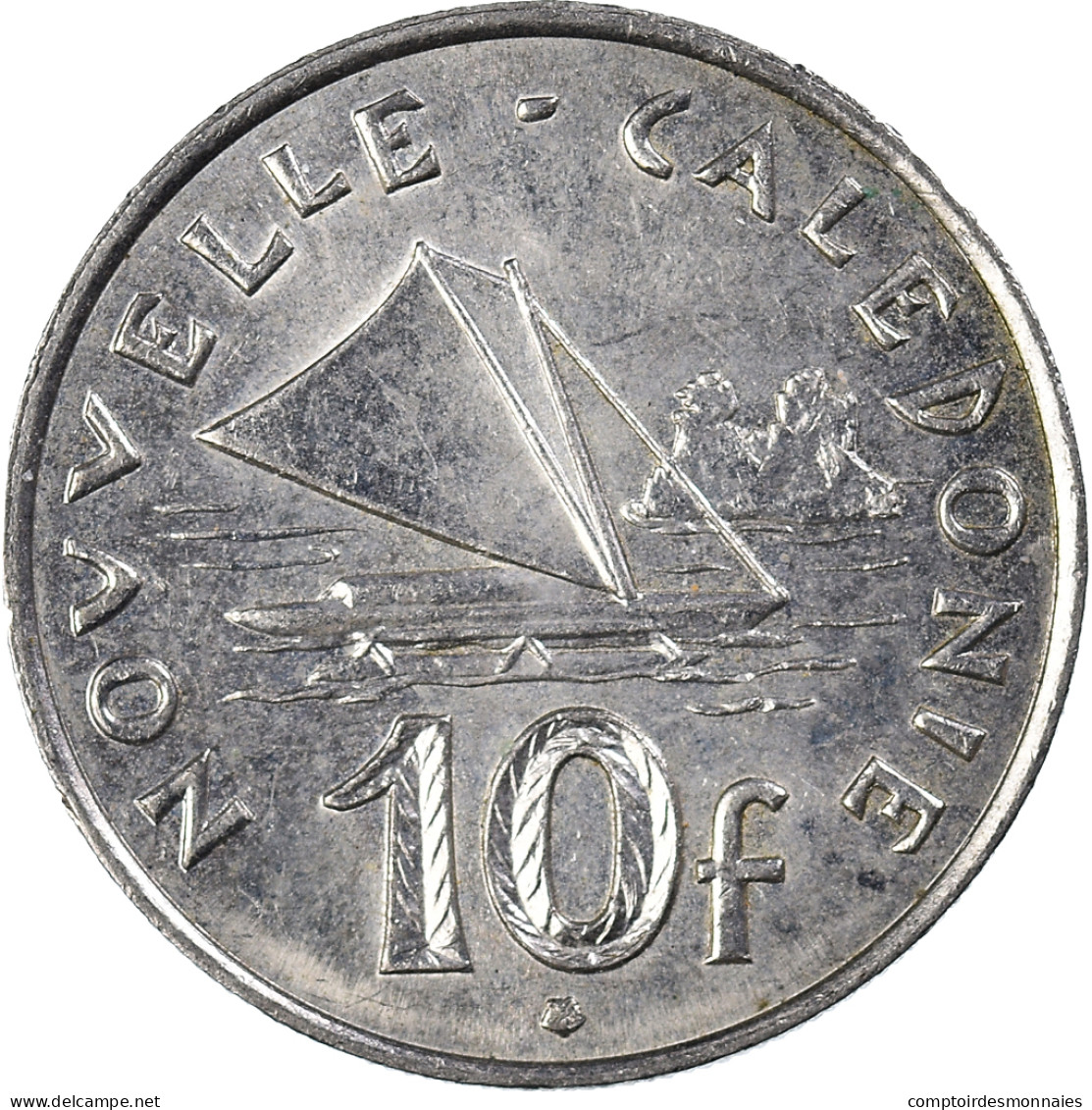 Monnaie, Nouvelle-Calédonie, 10 Francs, 2007 - Nieuw-Caledonië