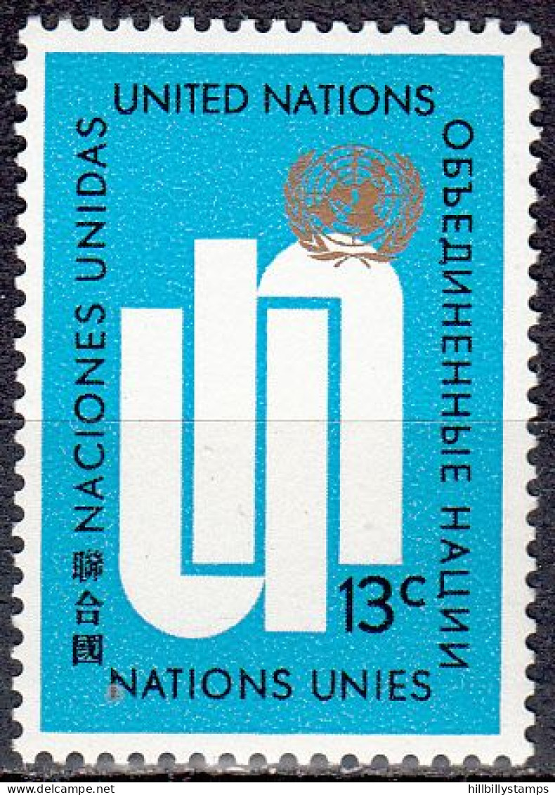 UNITED NATIONS NY   SCOTT NO 196   MNH     YEAR  1969 - Nuovi