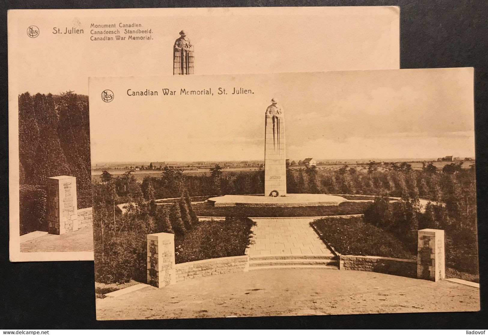 Canadian War Memoral St Julien (2 Aanzichten) - Langemark-Poelkapelle