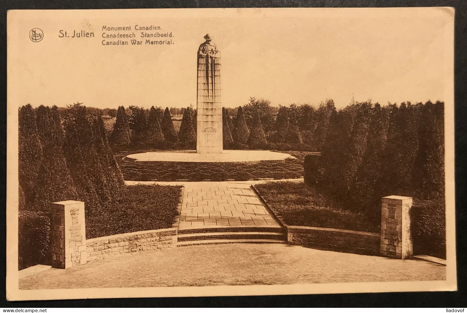 Canadian War Memoral St Julien (2 Aanzichten) - Langemark-Poelkapelle