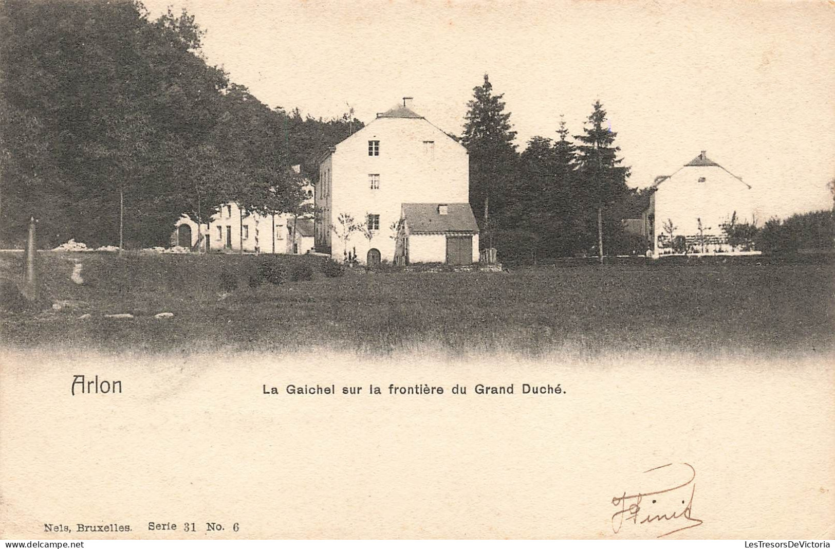 BELGIQUE - Arlon - La Gaichel Sur La Frontière Du Grand Duché - Carte Postale Ancienne - Arlon