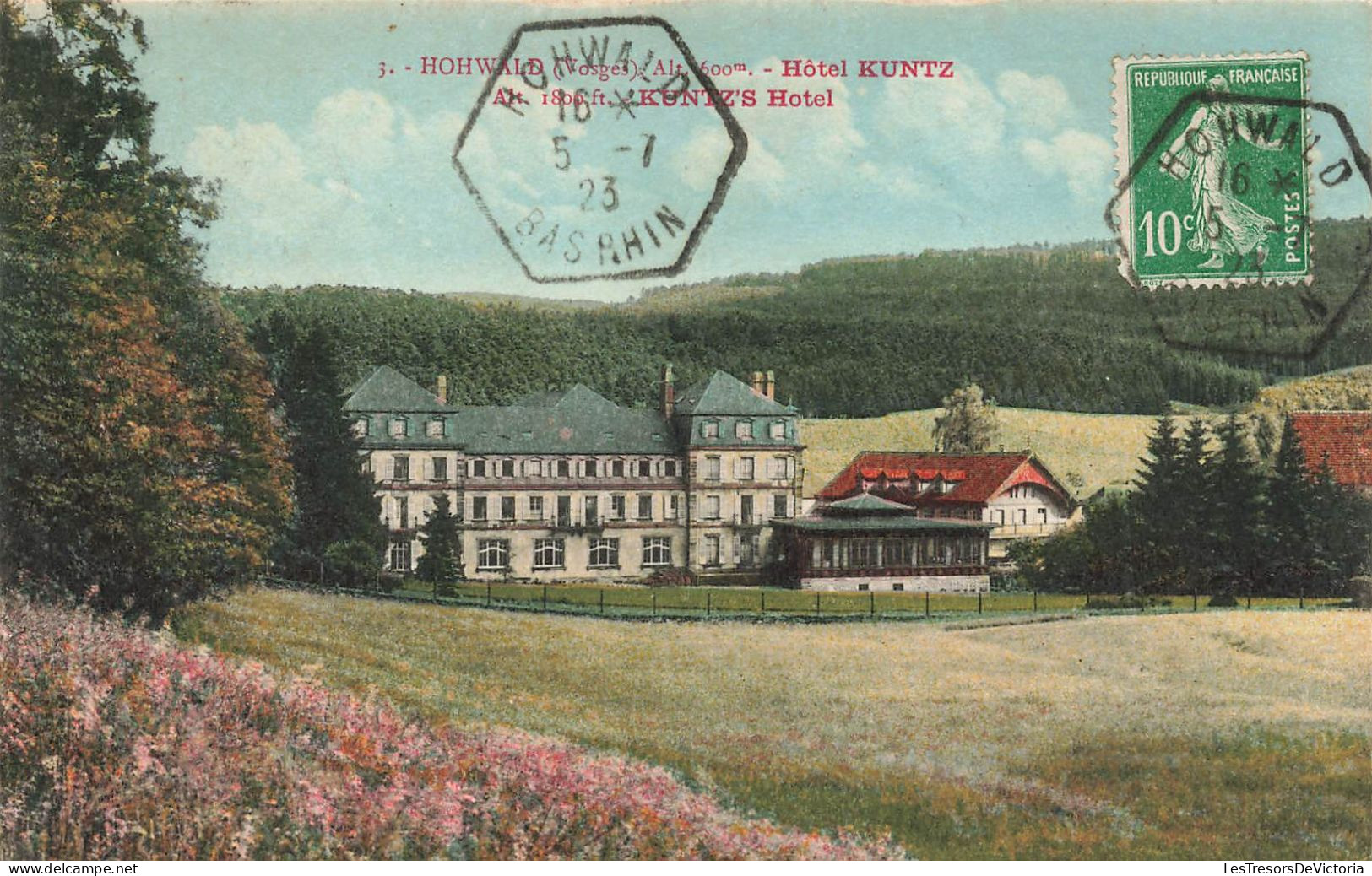 FRANCE - Selestat - Hohwald - Hôtel Kuntz - Colorisé - Carte Postale - Selestat
