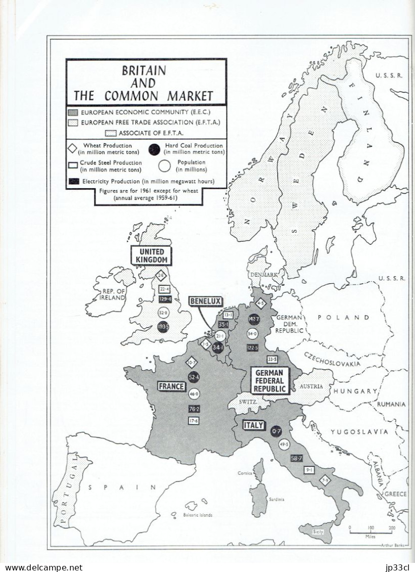 Britannica Book Of The Year 1963 (Collectif, 600 Pages) - Mundo