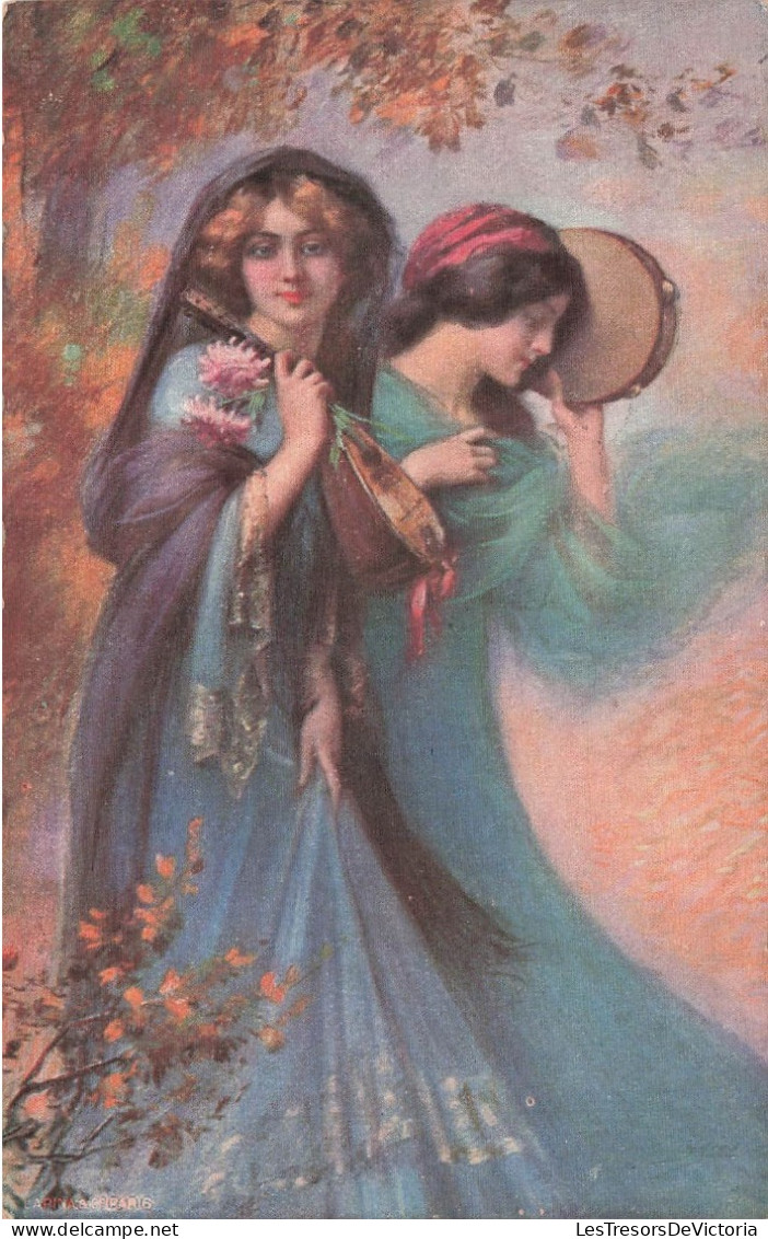 ARTS - Peintures Et Tableaux - D.Enjolras - Les Cigales - Carte Postale Ancienne - Malerei & Gemälde