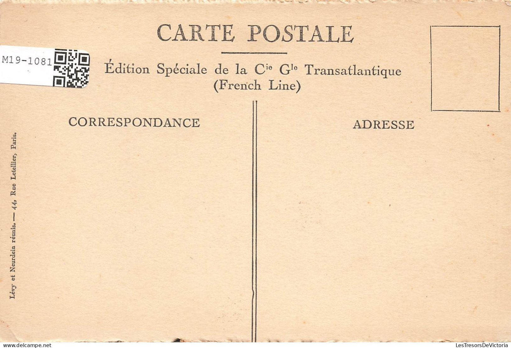 TRANSPORTS - Paquebot Flandre - Salle à Manger Des Premières Classes - Salon Comedor - Carte Postale Ancienne - Dampfer