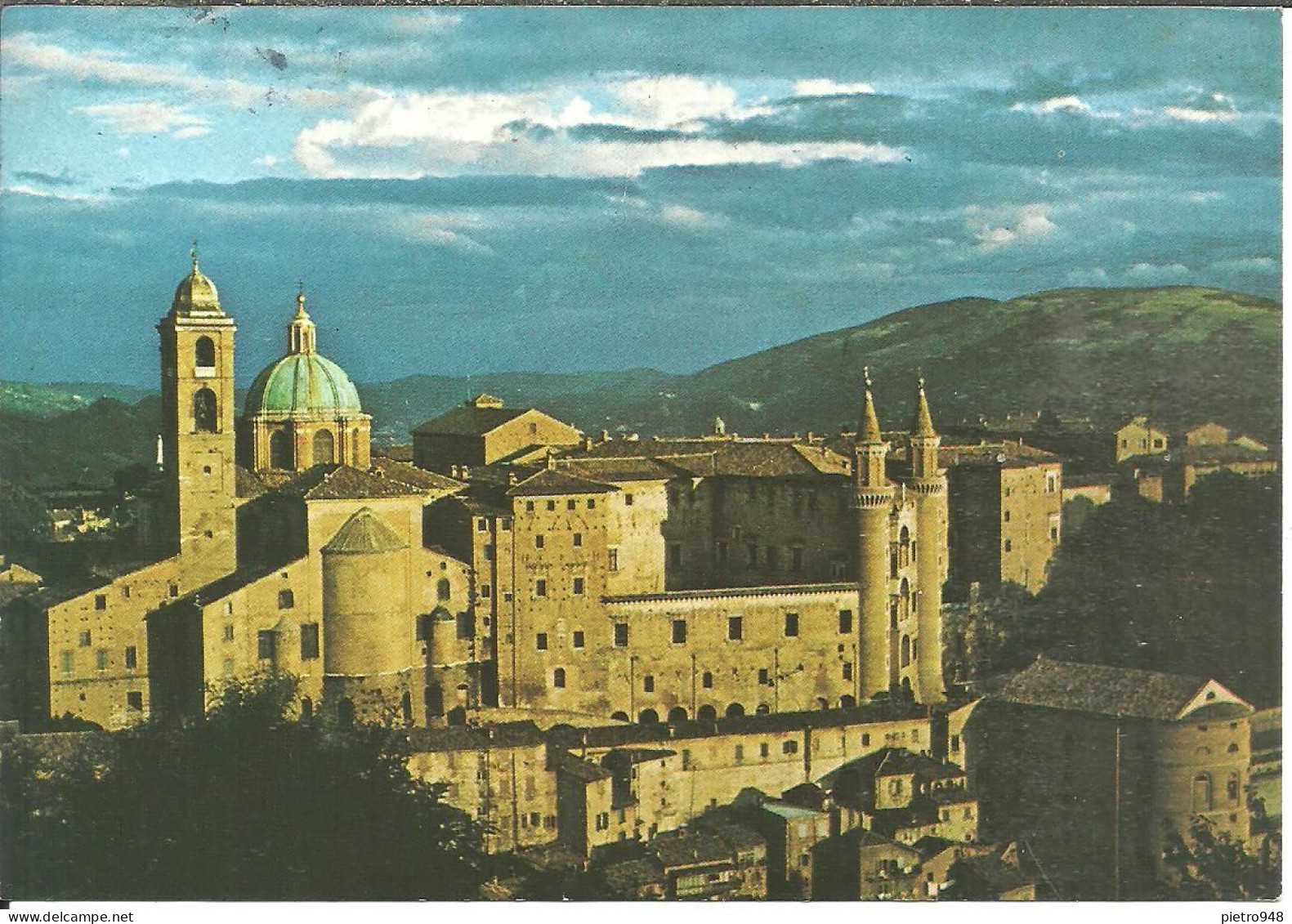 Urbino (Marche) Scorcio Panoramico E Palazzo Ducale Con I Torricini, Panoramic View And Dukal Palace With The Turrets - Urbino