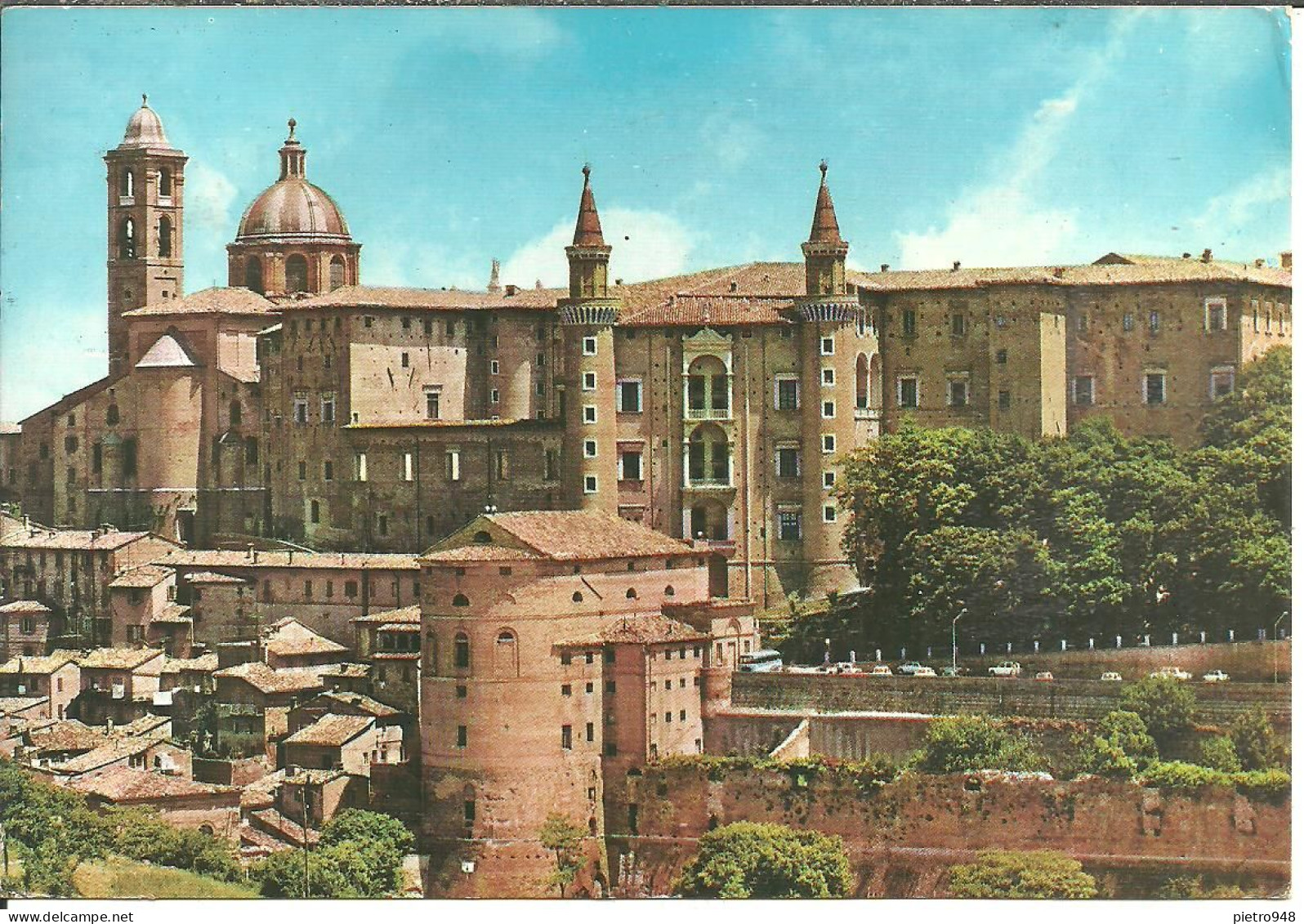 Urbino (Marche) Scorcio Panoramico E Palazzo Ducale Con I Torricini, Panoramic View And Dukal Palace With The Turrets - Urbino