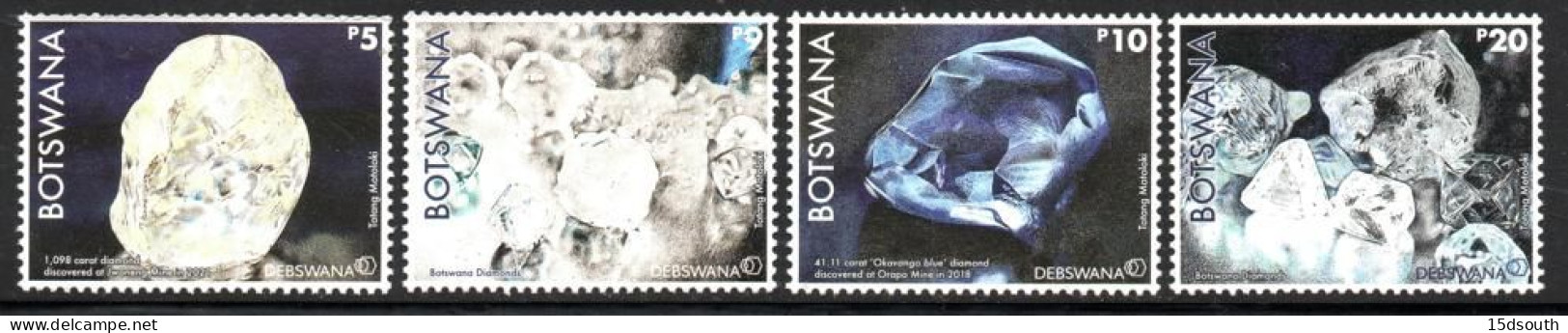 Botswana - 2023 Diamond Industry Diamonds (**) - Minerals