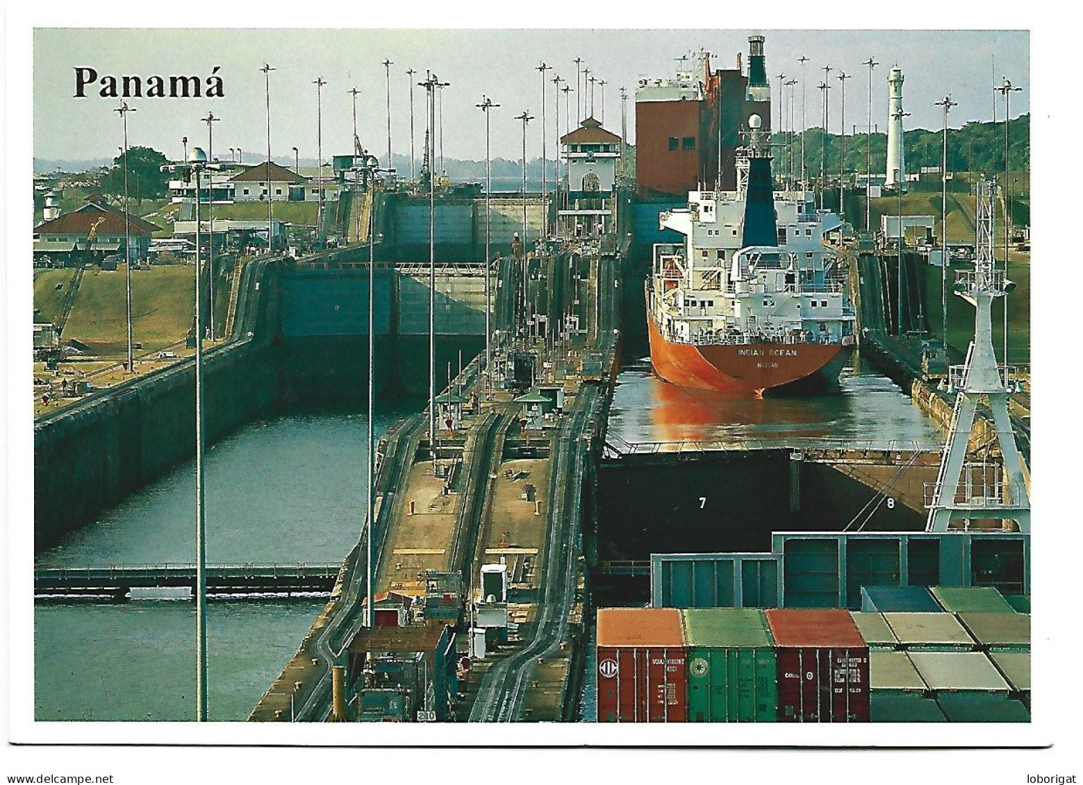 ESCLUSAS DE GATUN / GATUN LOCKS.-  CANAL DE PANAMA.- PANAMÁ .- ( PANAMÁ ) - Panama