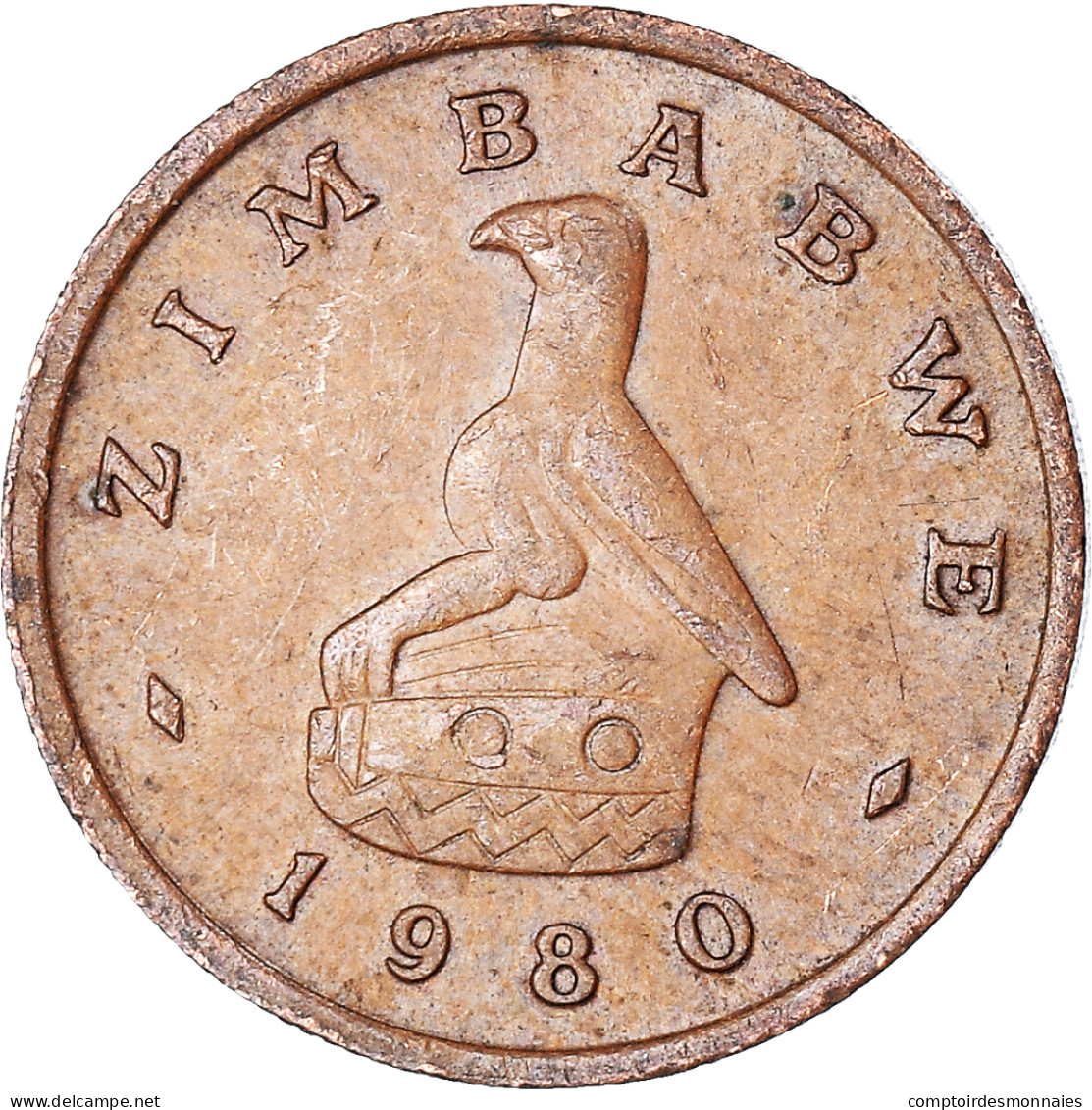 Monnaie, Zimbabwe, Cent, 1980 - Zimbabwe