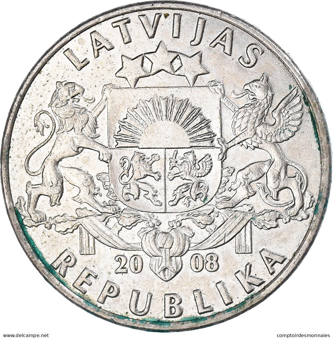 Monnaie, Lettonie, Lats, 2008 - Letland