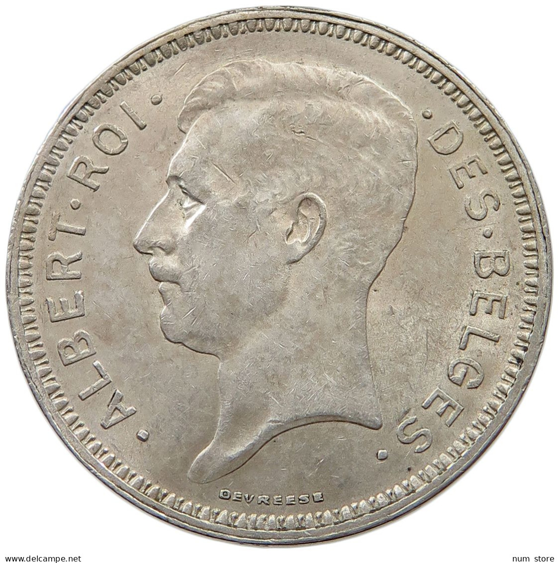 BELGIUM 20 FRANCS 1934 BELGES #t061 0041 - 20 Francs & 4 Belgas